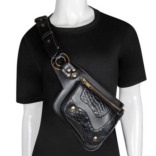 BG-102 Steampunk crossbody bag tactical chest bag male outdoor travel casual mobile phone waistbag female